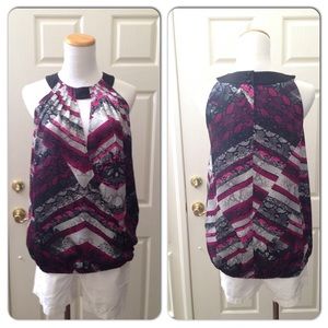 Kenneth Cole Snake Print Blouse NWT